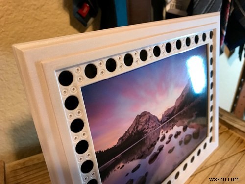Máy ảnh gián điệp ẩn khung ảnh Conbrov T10 HD 720p - Đánh giá và tặng