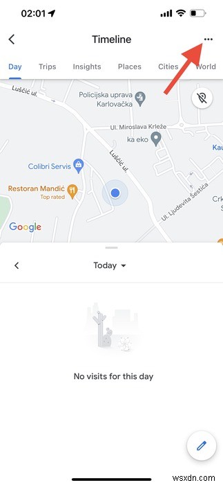 Cách hiển thị Lịch sử vị trí trên Google của bạn