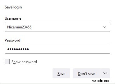 Cách xem mật khẩu trong trình duyệt của bạn thay vì dấu chấm 