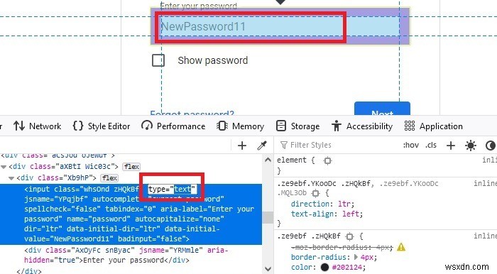 Cách xem mật khẩu trong trình duyệt của bạn thay vì dấu chấm 