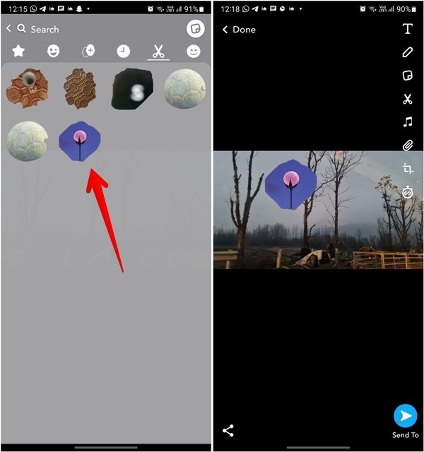 Cách tạo và sử dụng hình dán tùy chỉnh trong Snapchat 