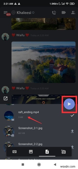 Cách gửi video trên Discord (PC, Android, iOS) 