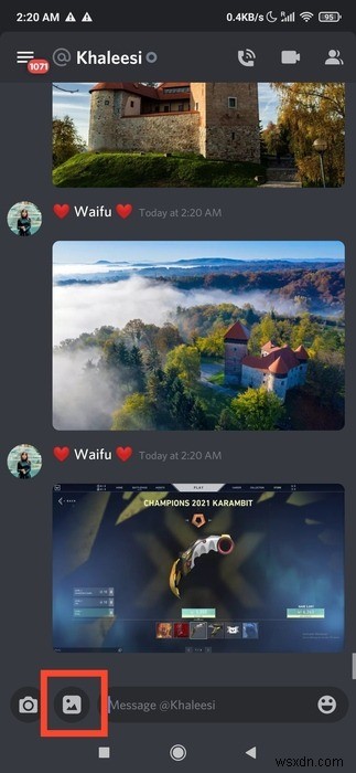 Cách gửi video trên Discord (PC, Android, iOS) 