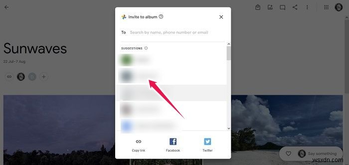 Cách tắt Chia sẻ liên kết trong Google Photos 