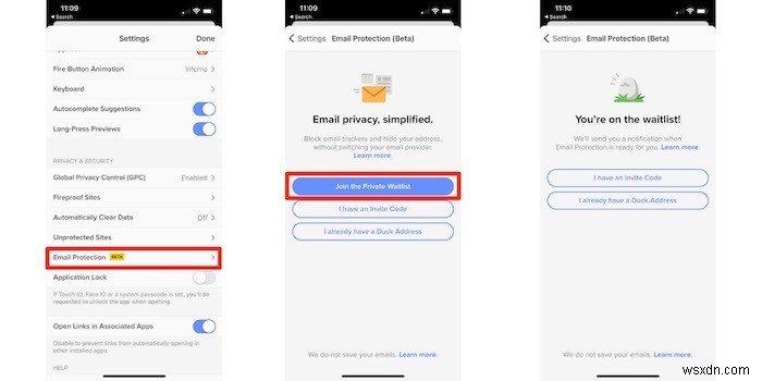 Giải thích về dịch vụ bảo vệ email của DuckDuckGo 