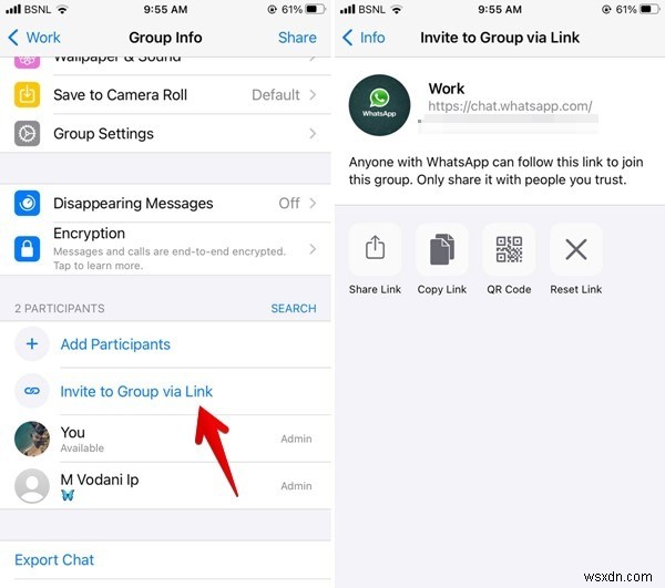 Cách tạo liên kết nhóm WhatsApp trên thiết bị di động và PC 