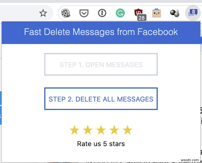 Cách xóa hàng loạt tin nhắn khỏi Facebook Messenger 