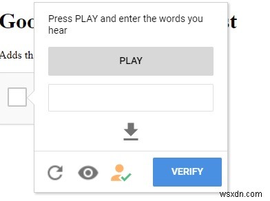 Cách Bỏ qua Hình ảnh ReCAPTCHA của Google 