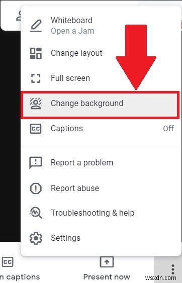 Cách thay đổi nền trong Google Meet 