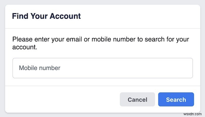 Cách khôi phục tài khoản Facebook của bạn sau khi quên mật khẩu 
