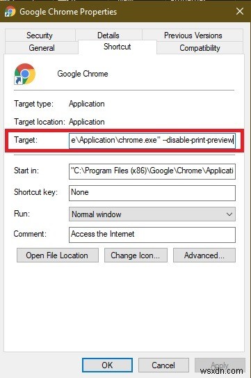 Cách Bật / Tắt Tính năng Xem trước Bản in của Google Chrome 