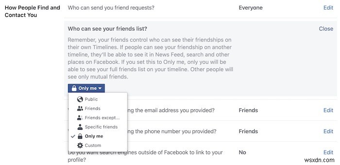 Cách đặt Facebook ở chế độ riêng tư 