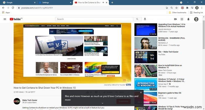 Cách bật phụ đề trực tiếp cho video trong Chrome dành cho máy tính để bàn 