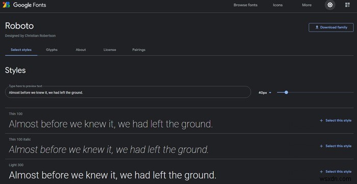 Cách tải Google Fonts xuống máy tính của bạn 