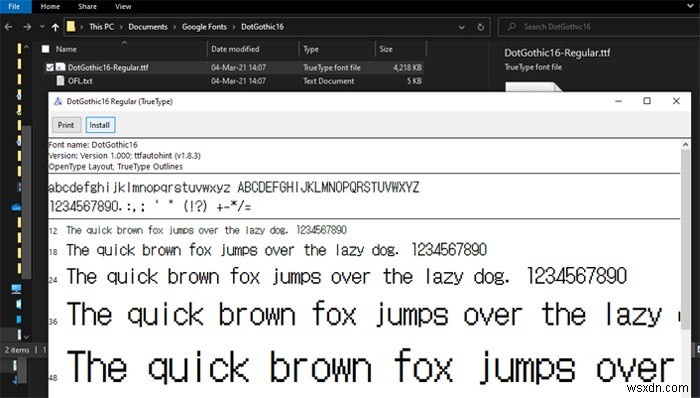 Cách tải Google Fonts xuống máy tính của bạn 