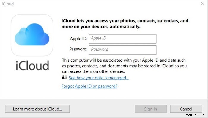 Cách đăng nhập iCloud từ các thiết bị khác nhau 