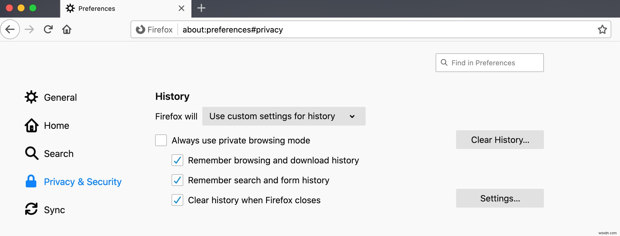 Cách tự động xóa lịch sử duyệt web trên Safari, Chrome và Firefox 