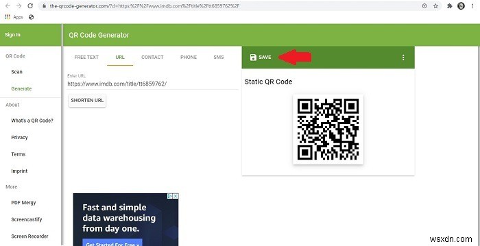 Cách tạo mã QR ngay lập tức trong Google Chrome 