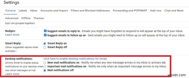 Cách nhận thông báo từ Gmail trong Chrome 