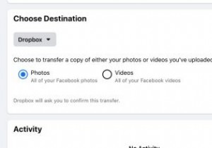 Cách chuyển Ảnh Facebook sang Dropbox và Google Photos 