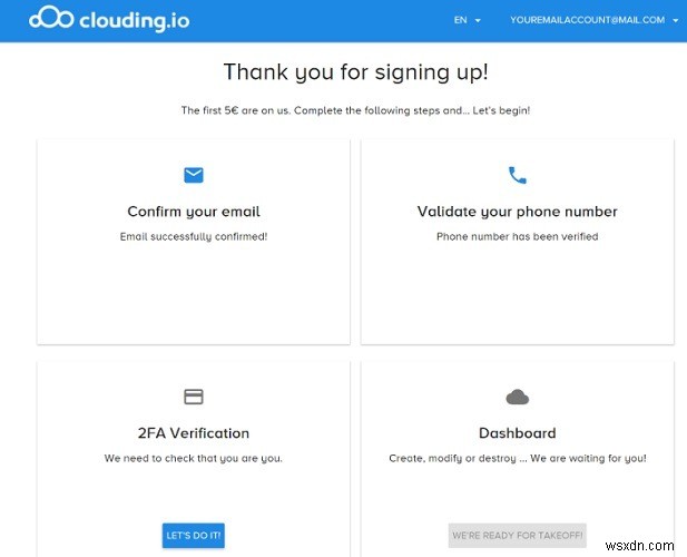 Lưu trữ VPS trở nên dễ dàng với Clouding.io 