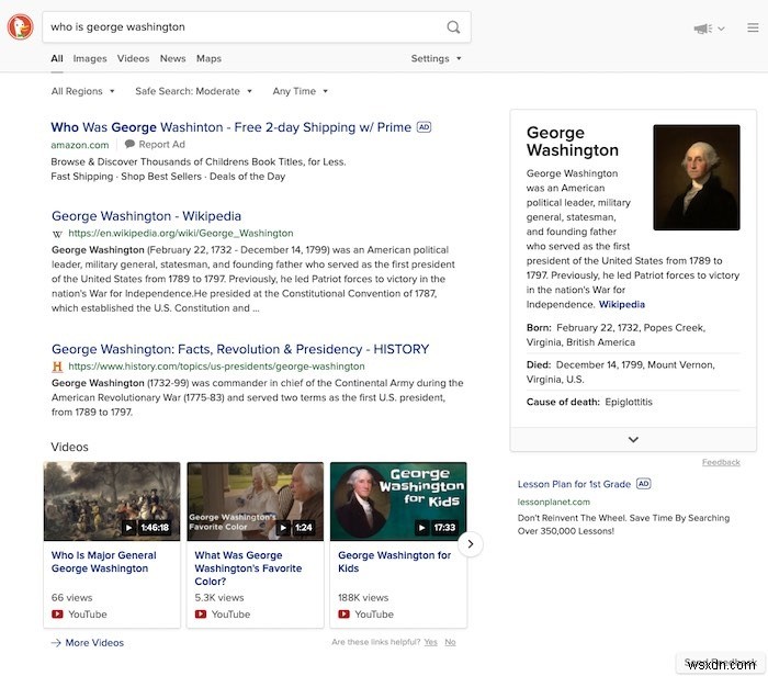 Google so với Bing và DuckDuckGo:Cái nào tốt nhất? 