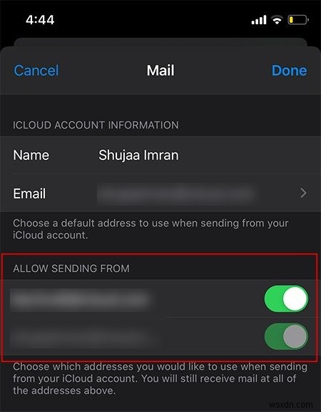 Cách tạo bí danh email iCloud 