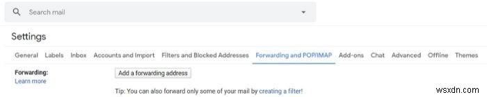 Cách chuyển tiếp thư Gmail sang tài khoản khác 