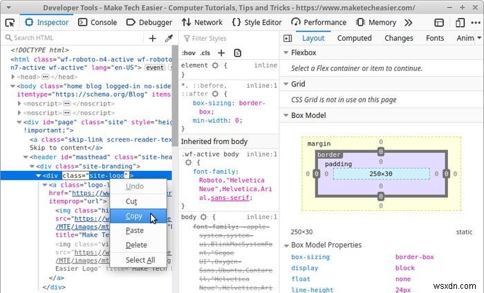 Cách chỉnh sửa trực tiếp một trang web bằng Công cụ nhà phát triển web của Firefox 