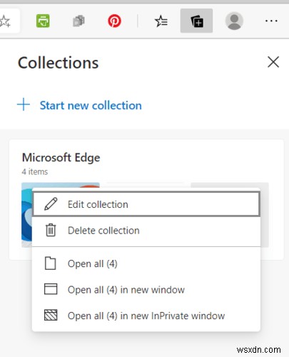 Cách sử dụng Tính năng Bộ sưu tập trong Trình duyệt Edge mới 