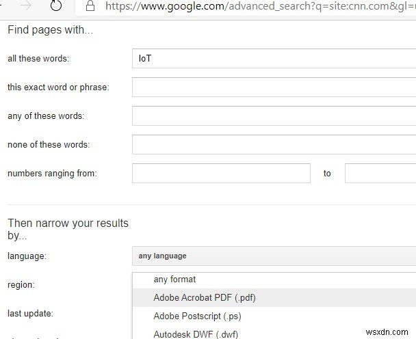 Cách sử dụng Google hiệu quả để tìm kiếm một trang web cụ thể 