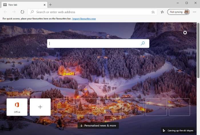 Microsoft Edge dựa trên Chromium mới được phát hành 