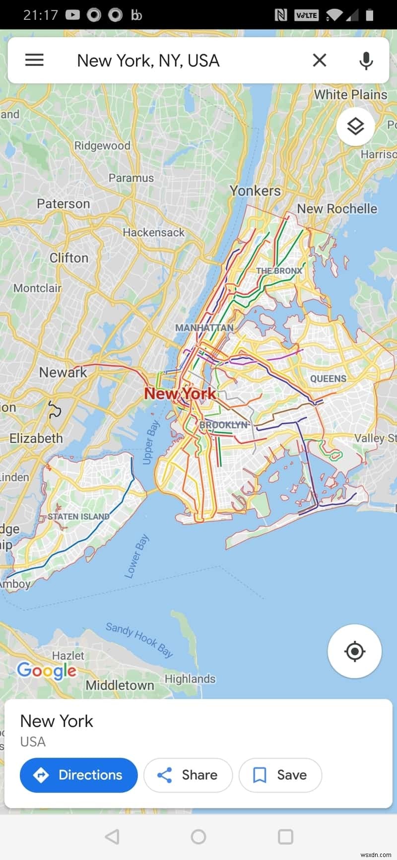Cách khám phá các vị trí lân cận của vị trí từ xa trong Google Maps 
