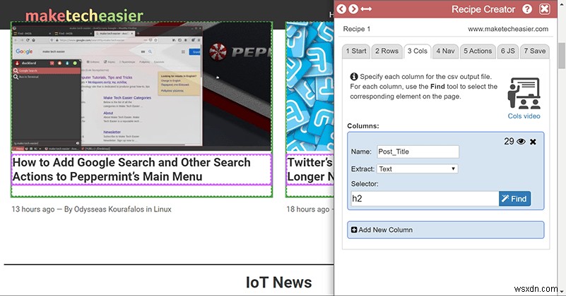 Cách sử dụng công cụ quét dữ liệu để trích xuất dữ liệu từ các trang web 