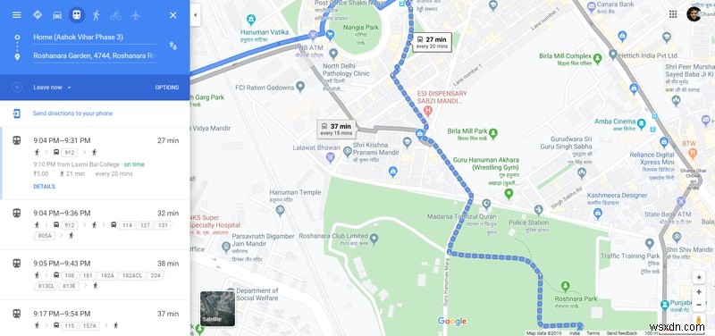 Cách thay đổi tuyến đường của bạn trên Google Maps 