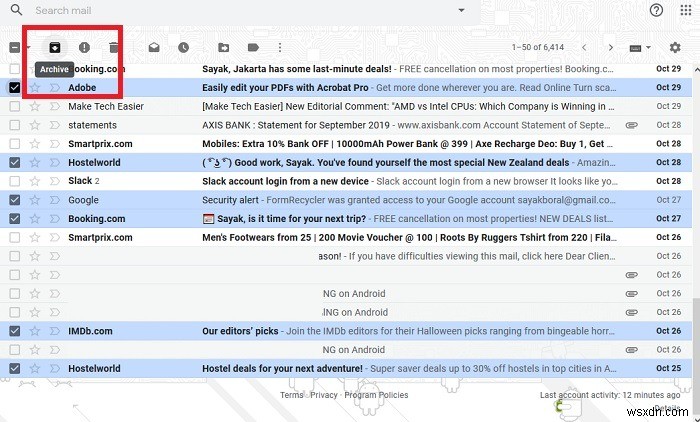 Cách lấy lại các email đã lưu trữ trong Gmail 