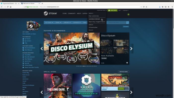 Cách tận dụng tối đa Steam với Augmented Steam 