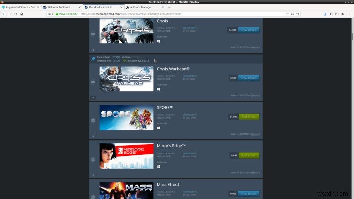 Cách tận dụng tối đa Steam với Augmented Steam 