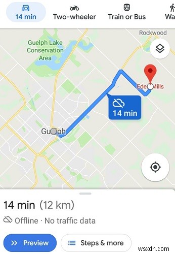 Cách sử dụng Google Maps ngoại tuyến 