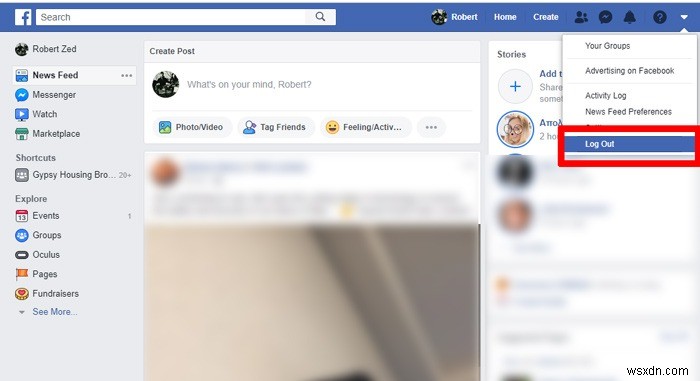 Cách Đăng xuất khỏi Facebook (và Không cho Người khác Đăng nhập) 
