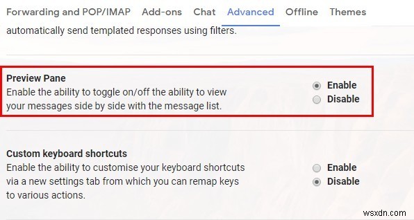 Cách Bật, Tắt và Sử dụng Ngăn Xem trước trong Gmail 