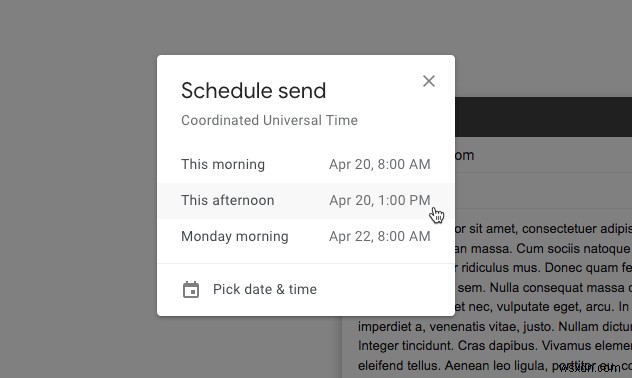 Cách lập lịch gửi email trong Gmail 
