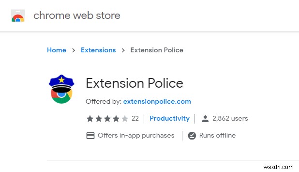 Cách sử dụng cảnh sát tiện ích mở rộng để kiểm tra tiện ích mở rộng Chrome của bạn 