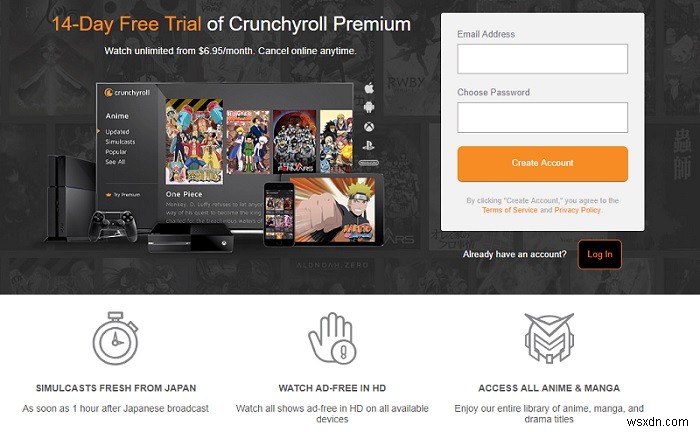 5 trong số các trang web tốt nhất để xem anime trực tuyến 