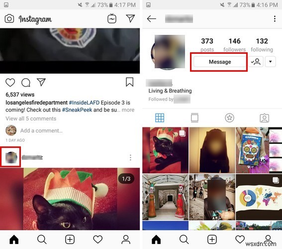 Cách gửi tin nhắn thoại trong Instagram 