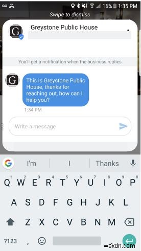 Cách nhắn tin cho doanh nghiệp trên Google Maps 
