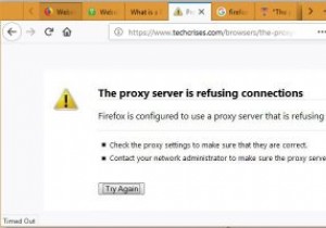 Cách khắc phục lỗi từ chối kết nối máy chủ proxy của Firefox 