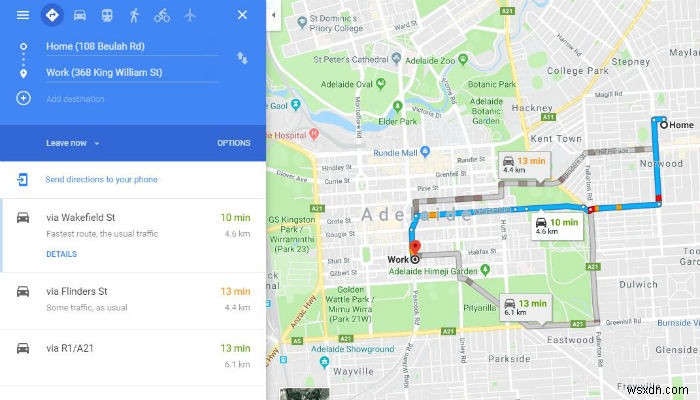 Cách thêm nhiều điểm dừng trong Google Maps 