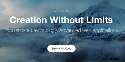 Dễ dàng tạo ứng dụng web với mã Wix 