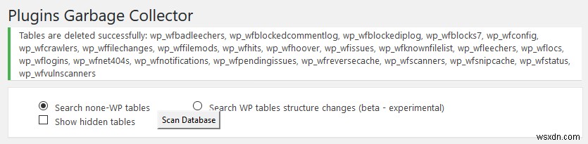 Cách xóa các bảng cơ sở dữ liệu không sử dụng trong WordPress 